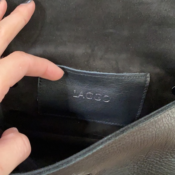 Laggo black leather Fanny pack - Picture 6 of 13